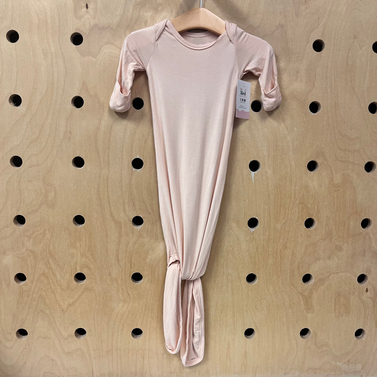 Peach Modal Knotted Gown