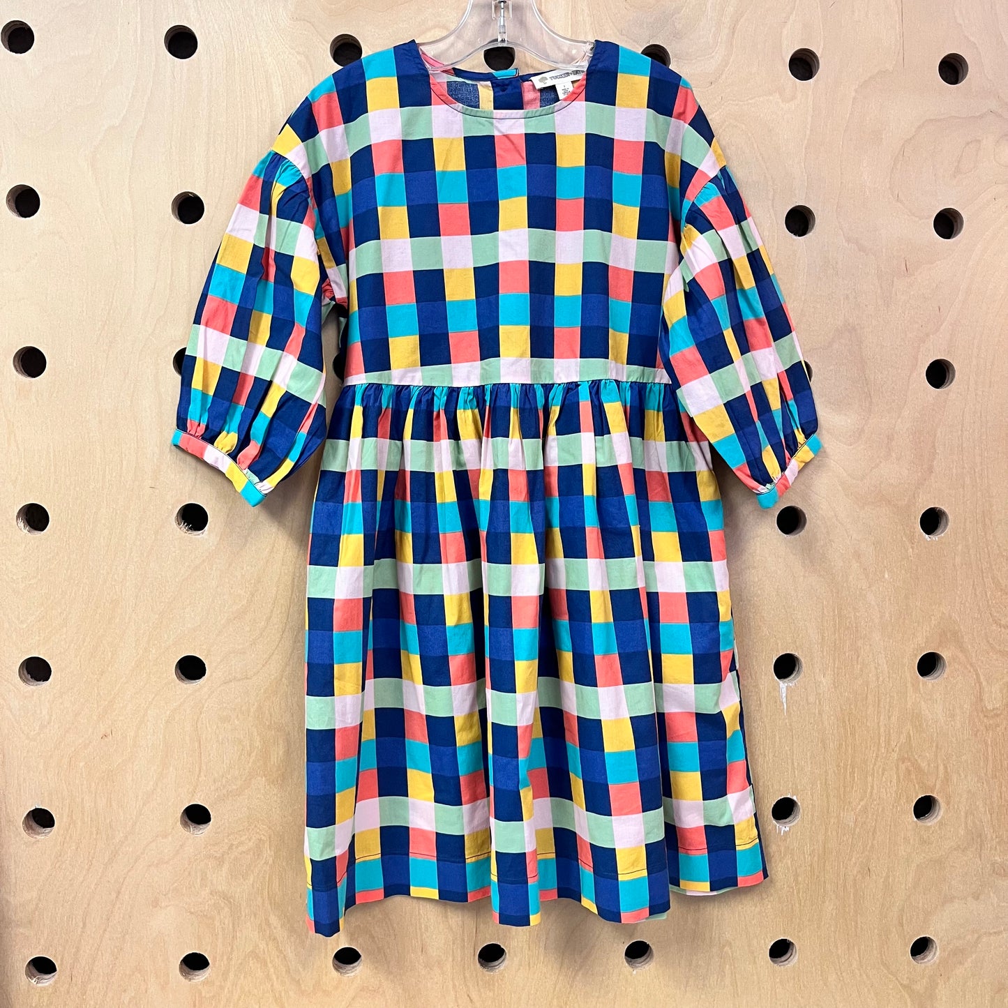 Colorful Plaid Dress NEW!
