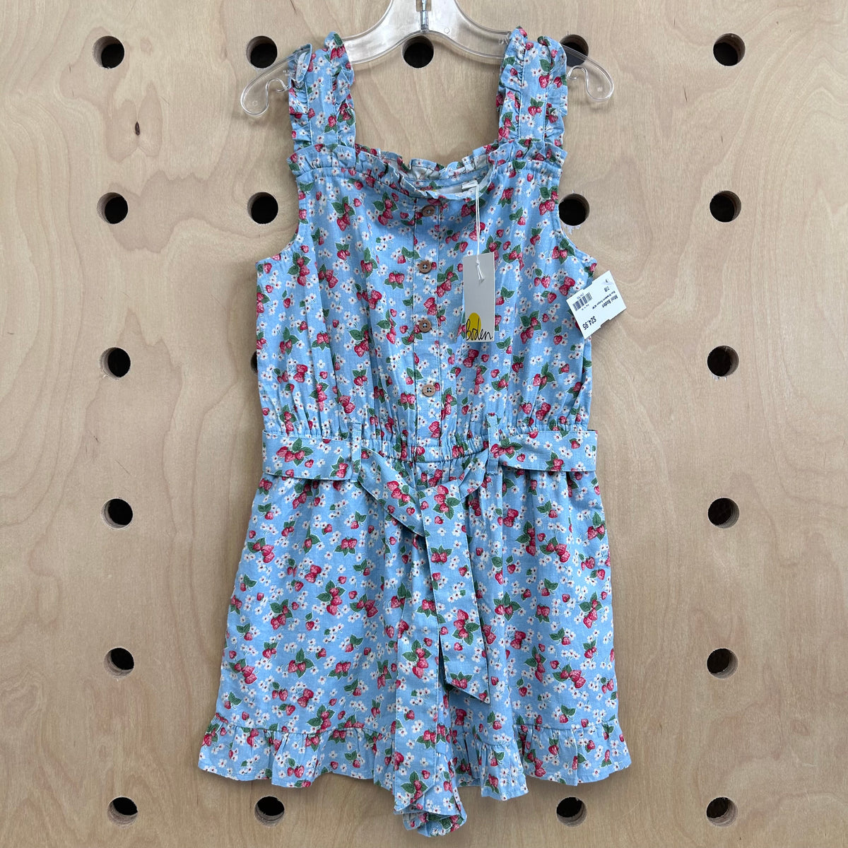 Blue Strawberry Romper NEW!