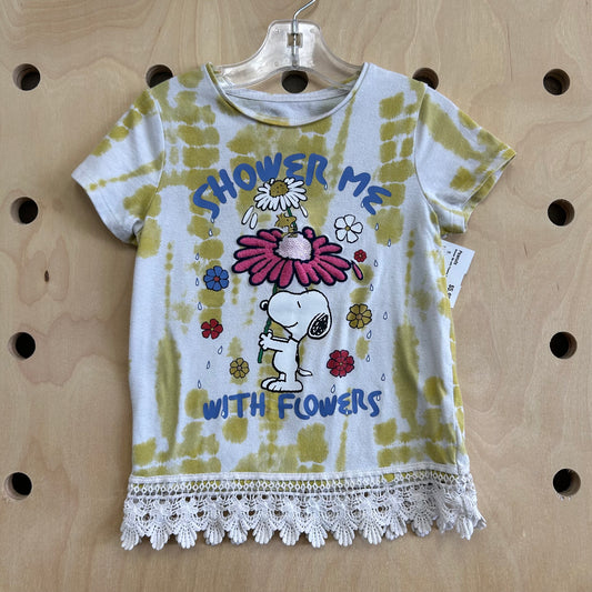 Shower Me with Flowers Snoopy Tee