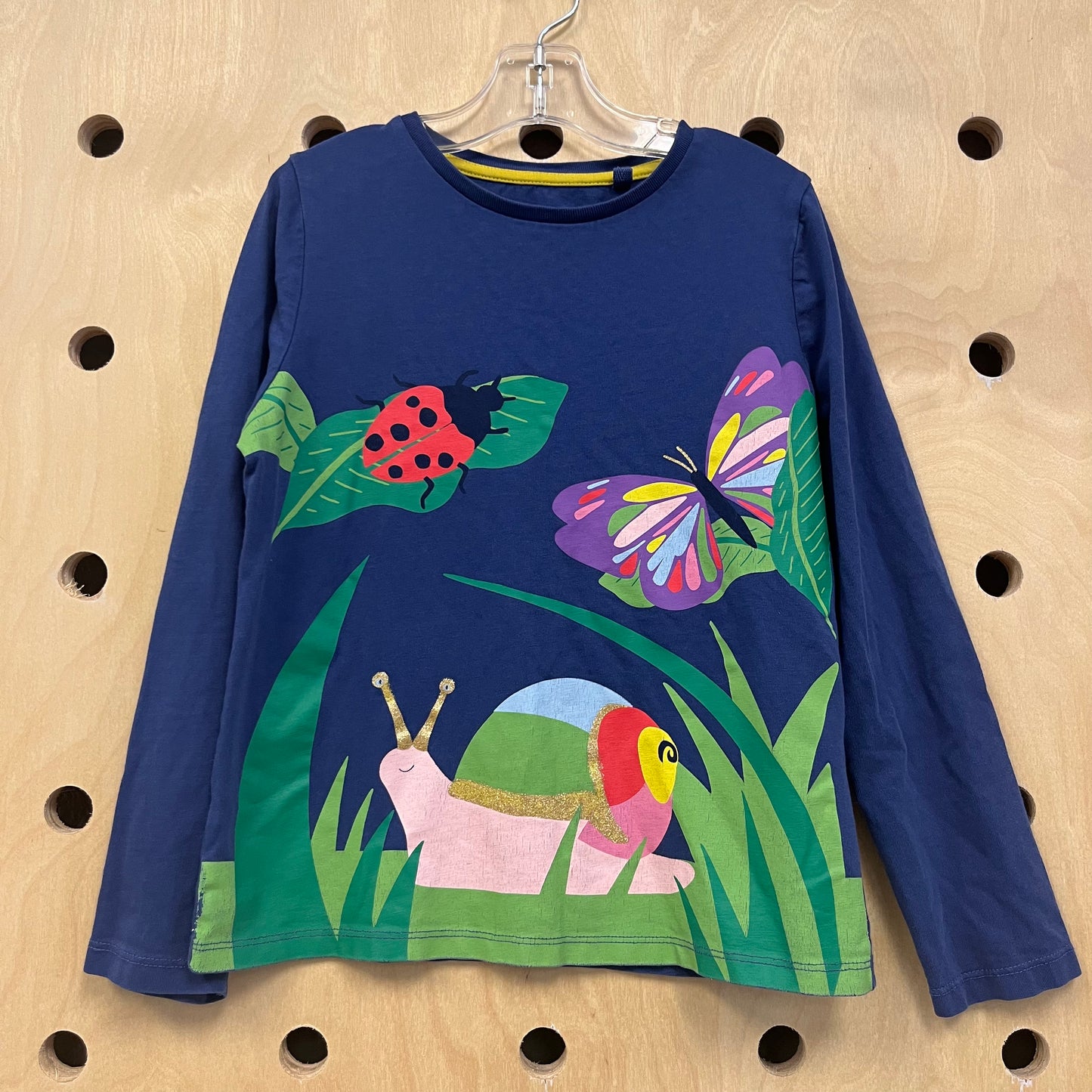 Blue Ladybug & Butterfly Long Sleeve
