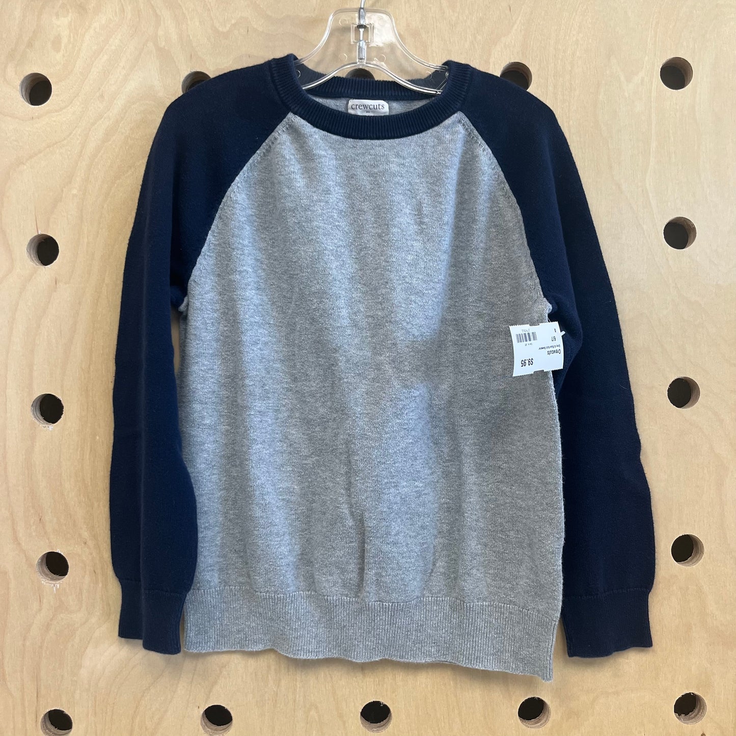 Grey & Blue Knit Swaeter