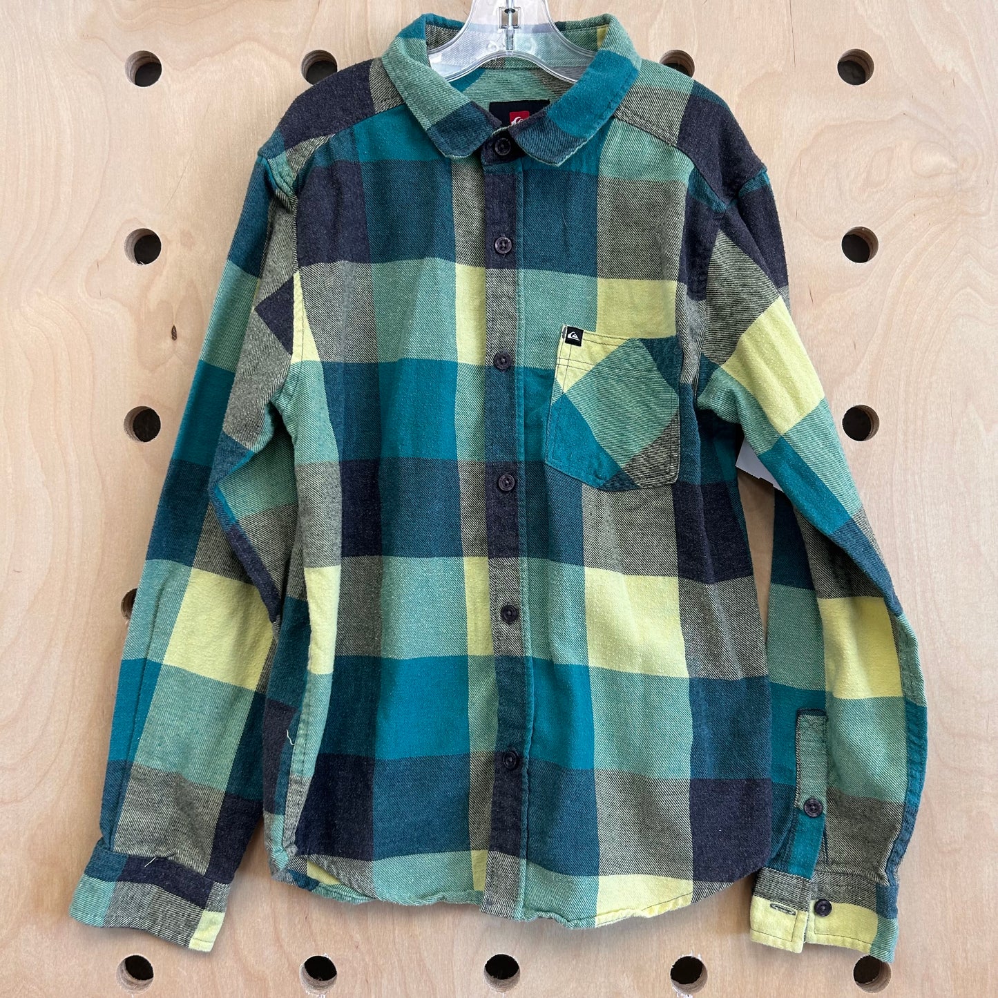 Yellow + Blue Plaid Flannel