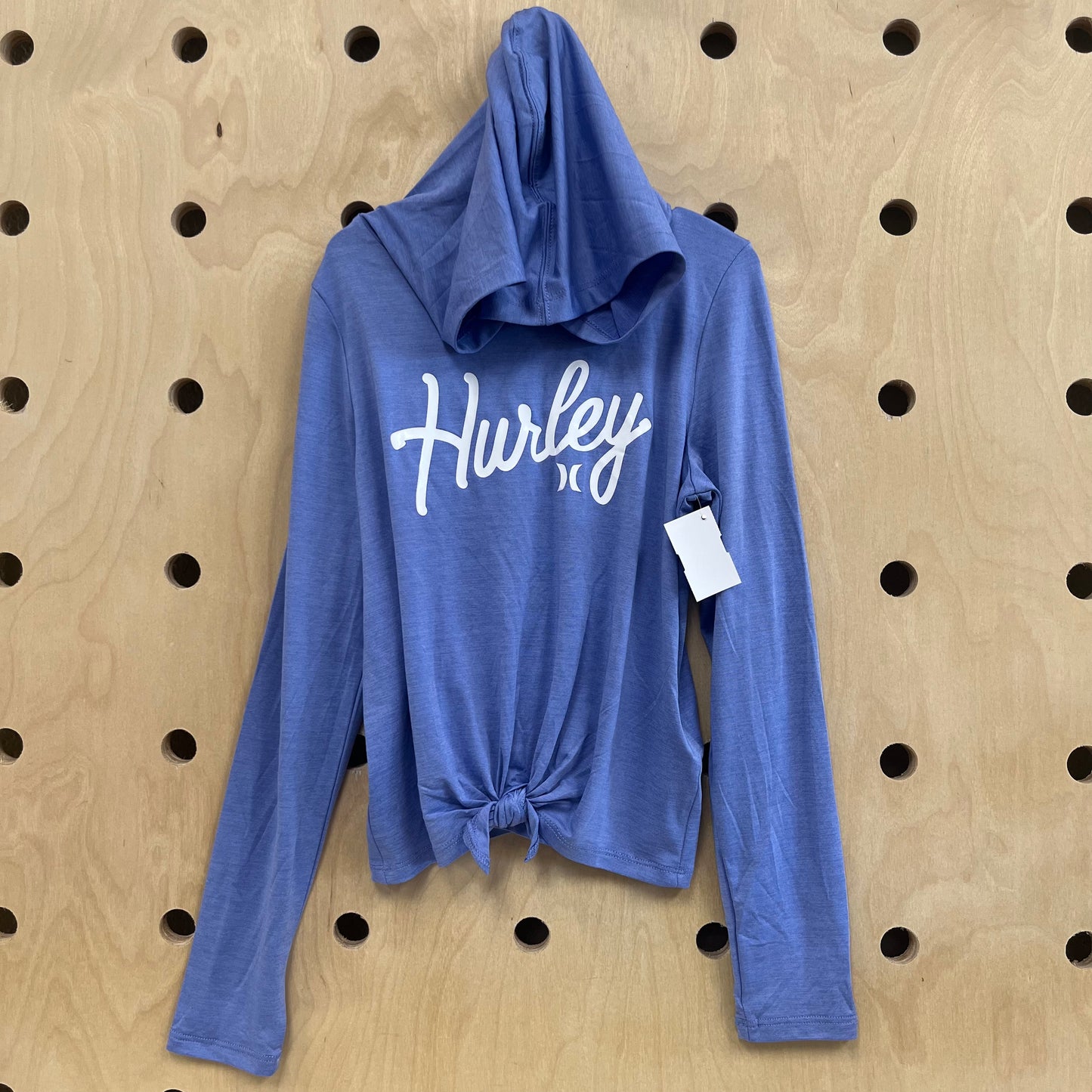 Blue Logo Active Hoodie Tee