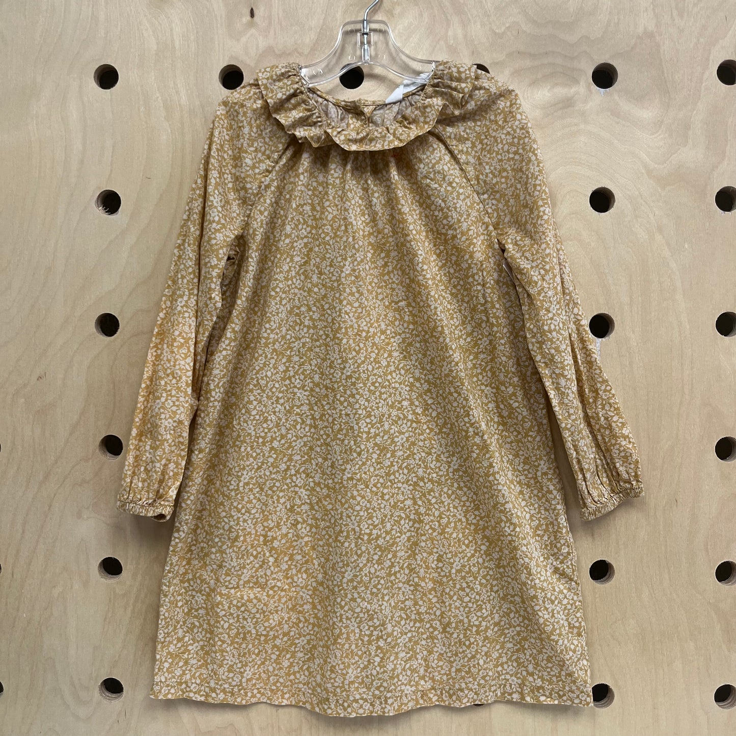 Yellow Floral LS Dress