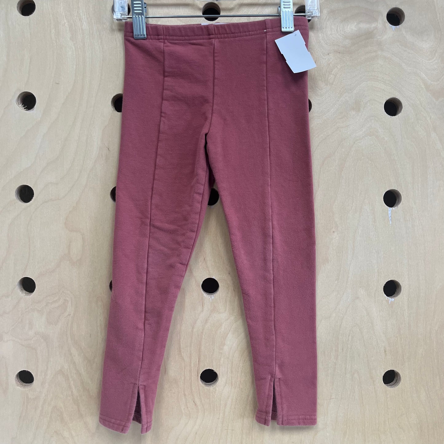 Rust Split Hem Leggings