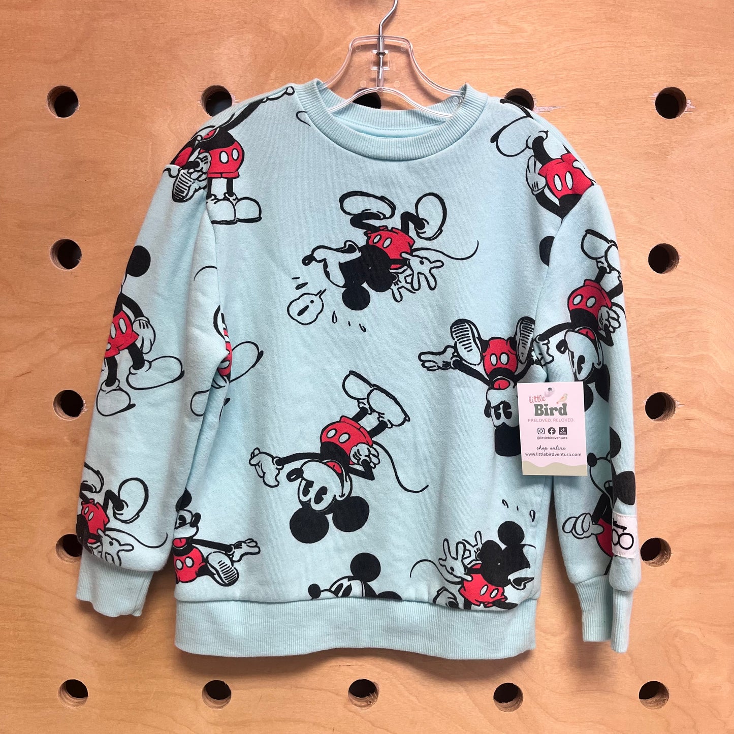 Aqua Mickey Mouse Pullover