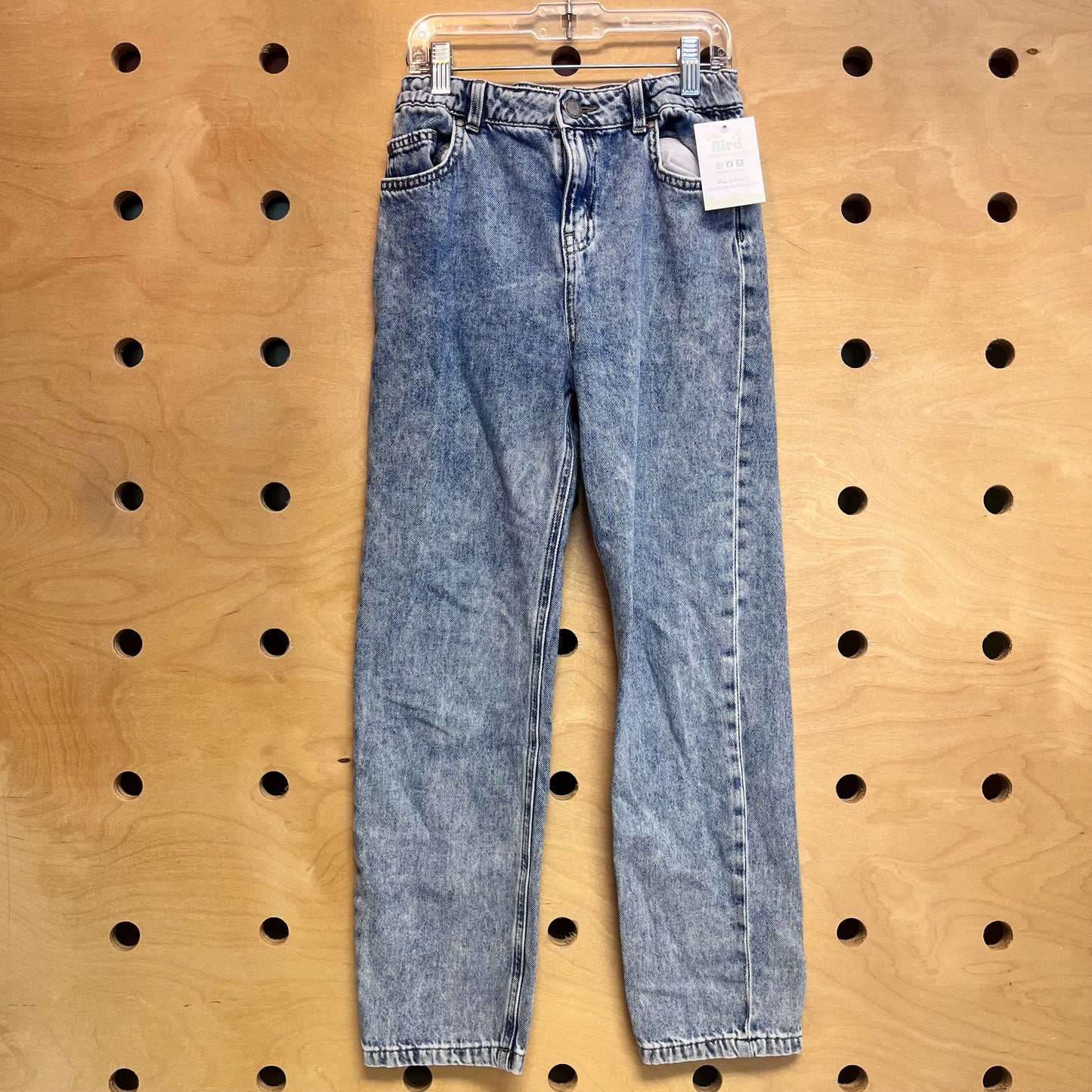 Light Wash Straight Leg Denim