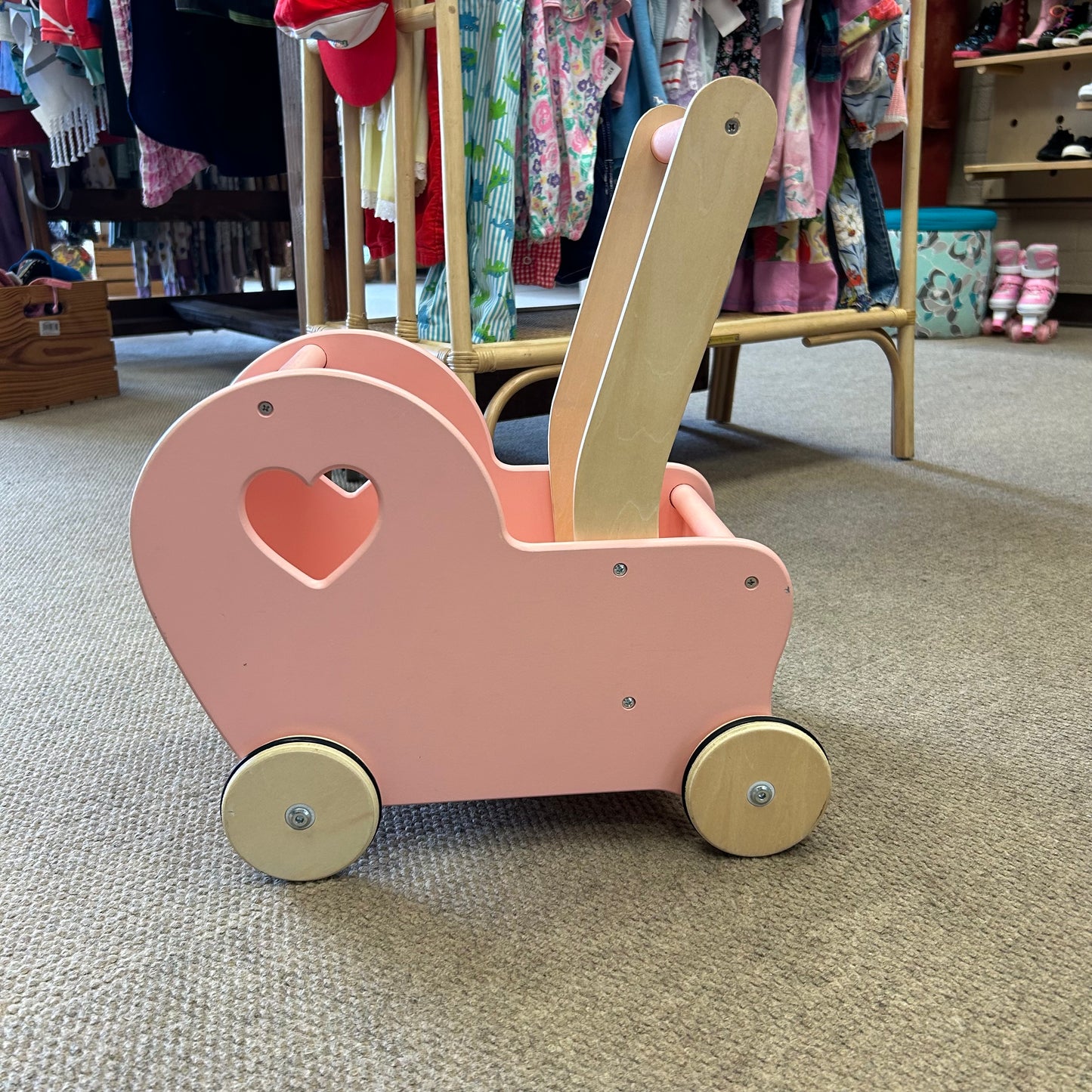 Pink Doll Pram
