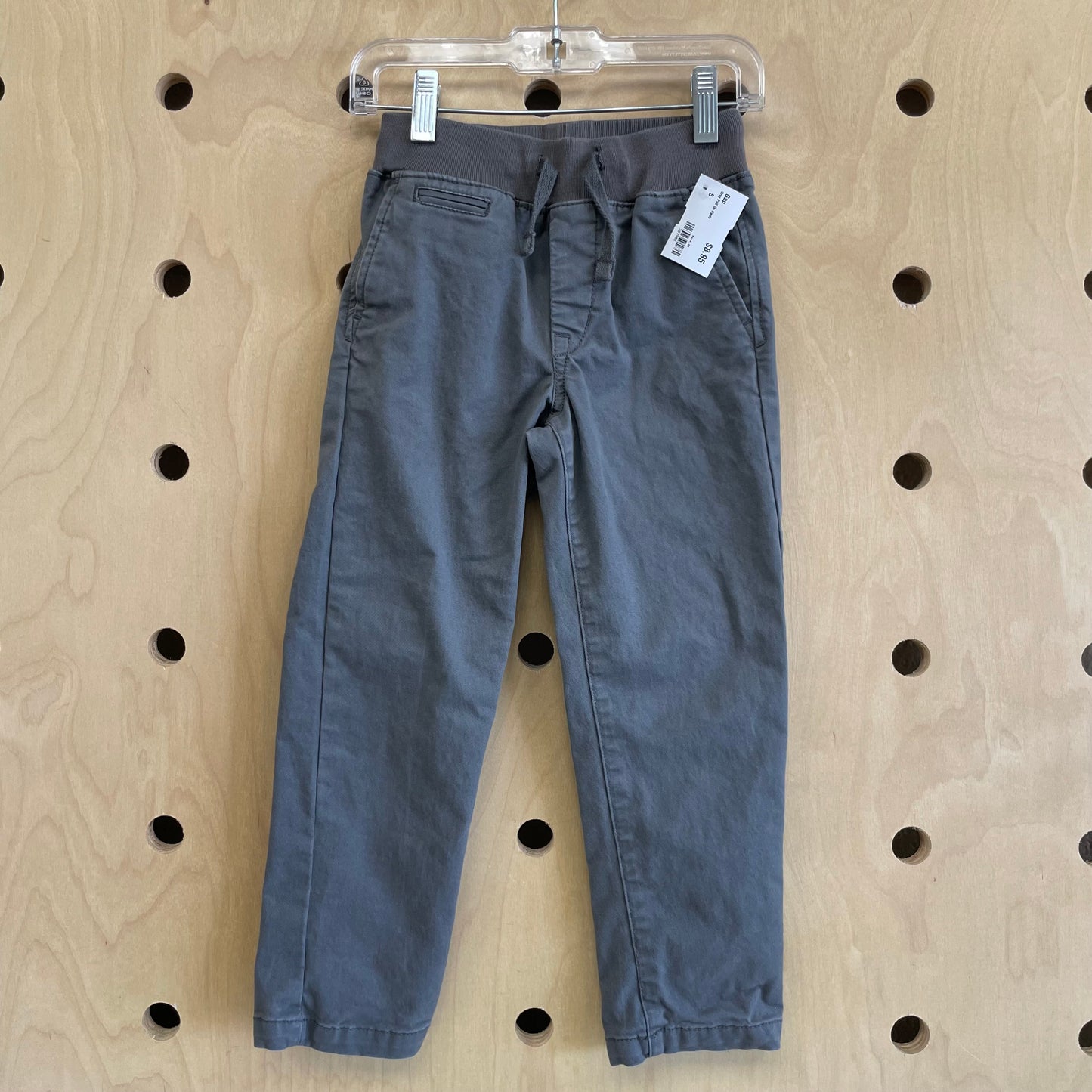 Grey Pull On Pants