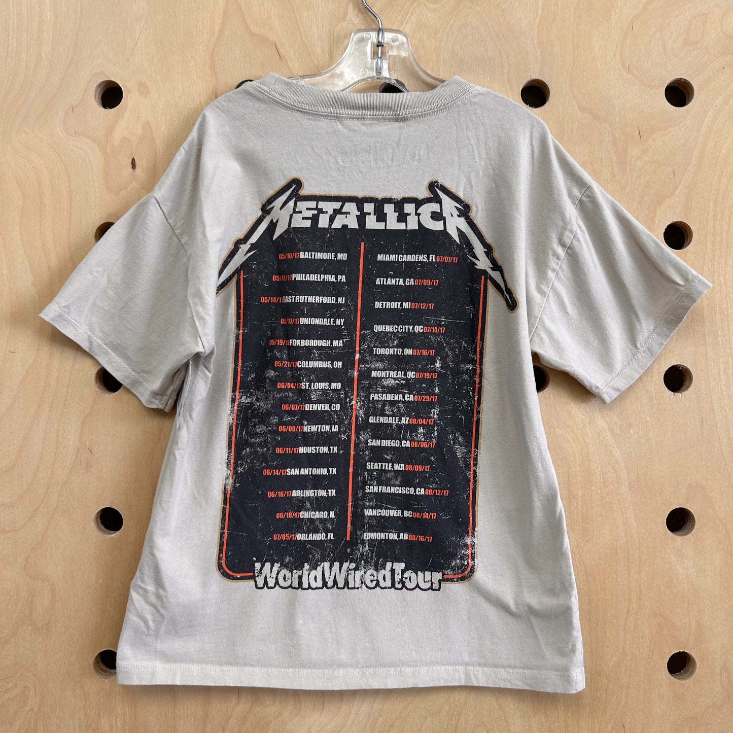 Tan Metallica Tee