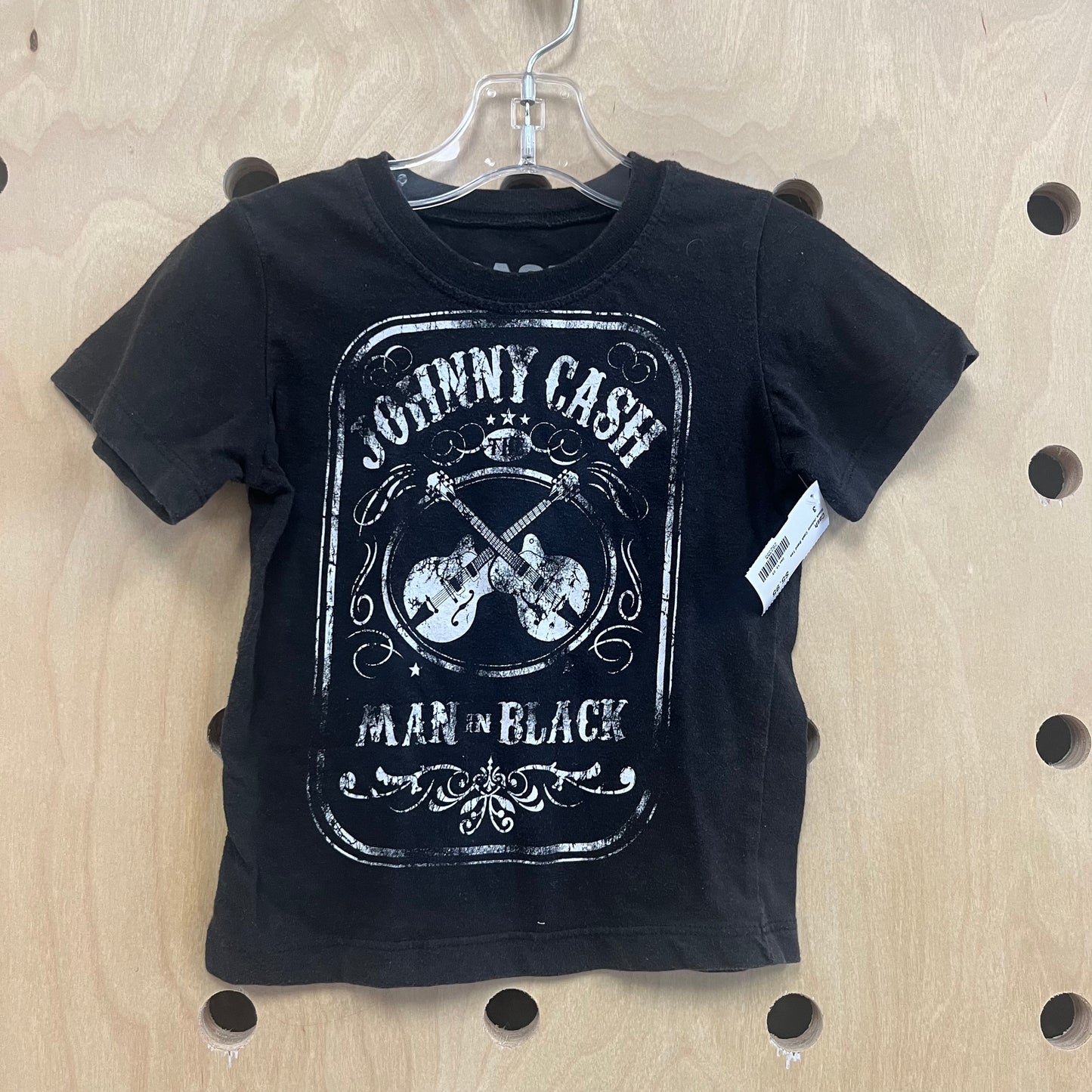 Black Johnny Cash Band Tee