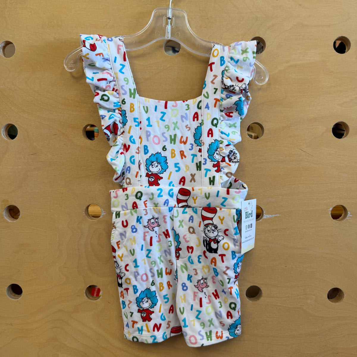 White ABC 123 Dr.Suess Romper