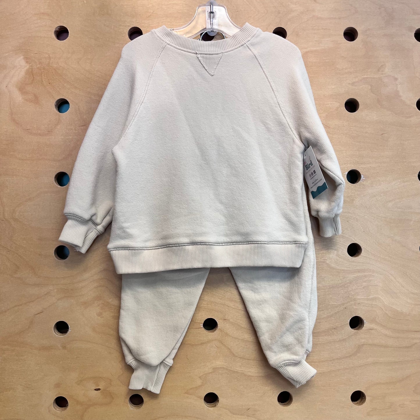 Cream Sweatshirt & Joggers