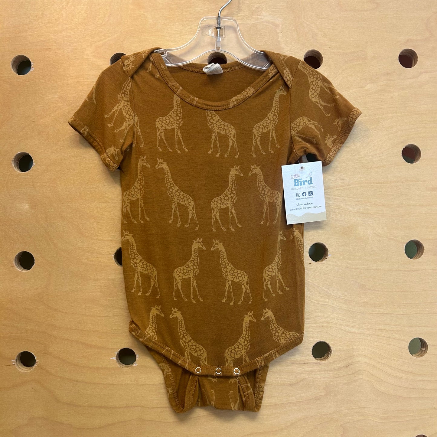 Mustard Giraffes Bodysuit