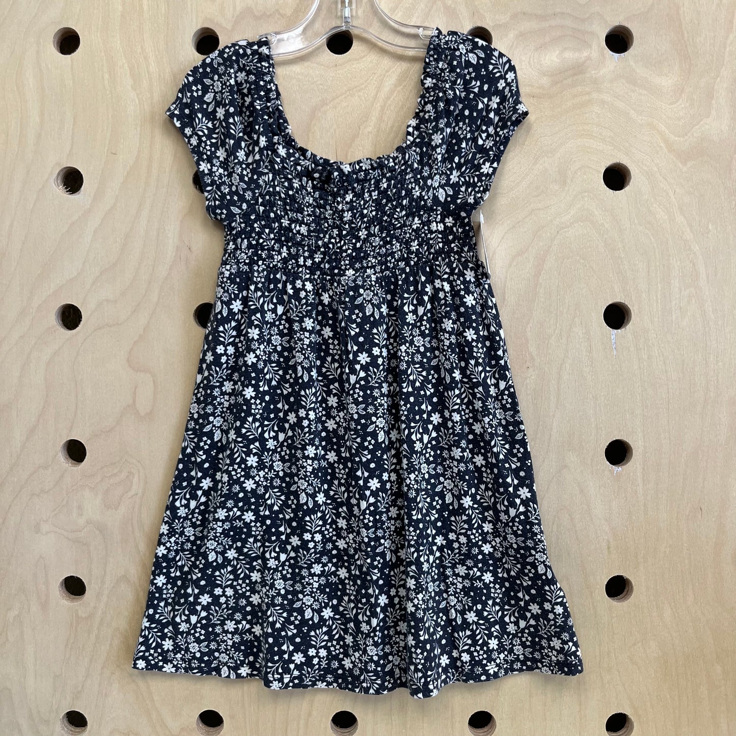Grey Floral Dress