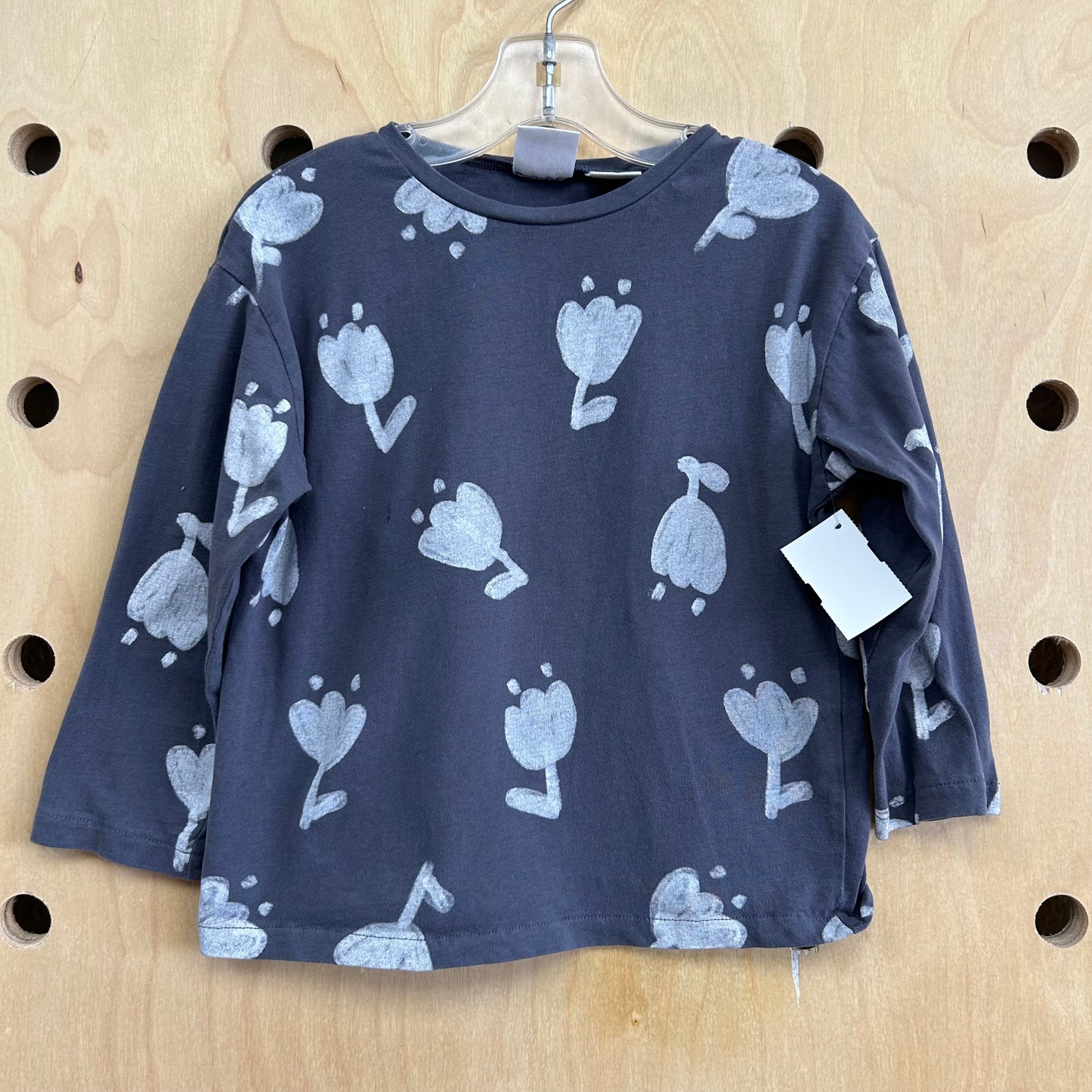 Grey Tulips Top
