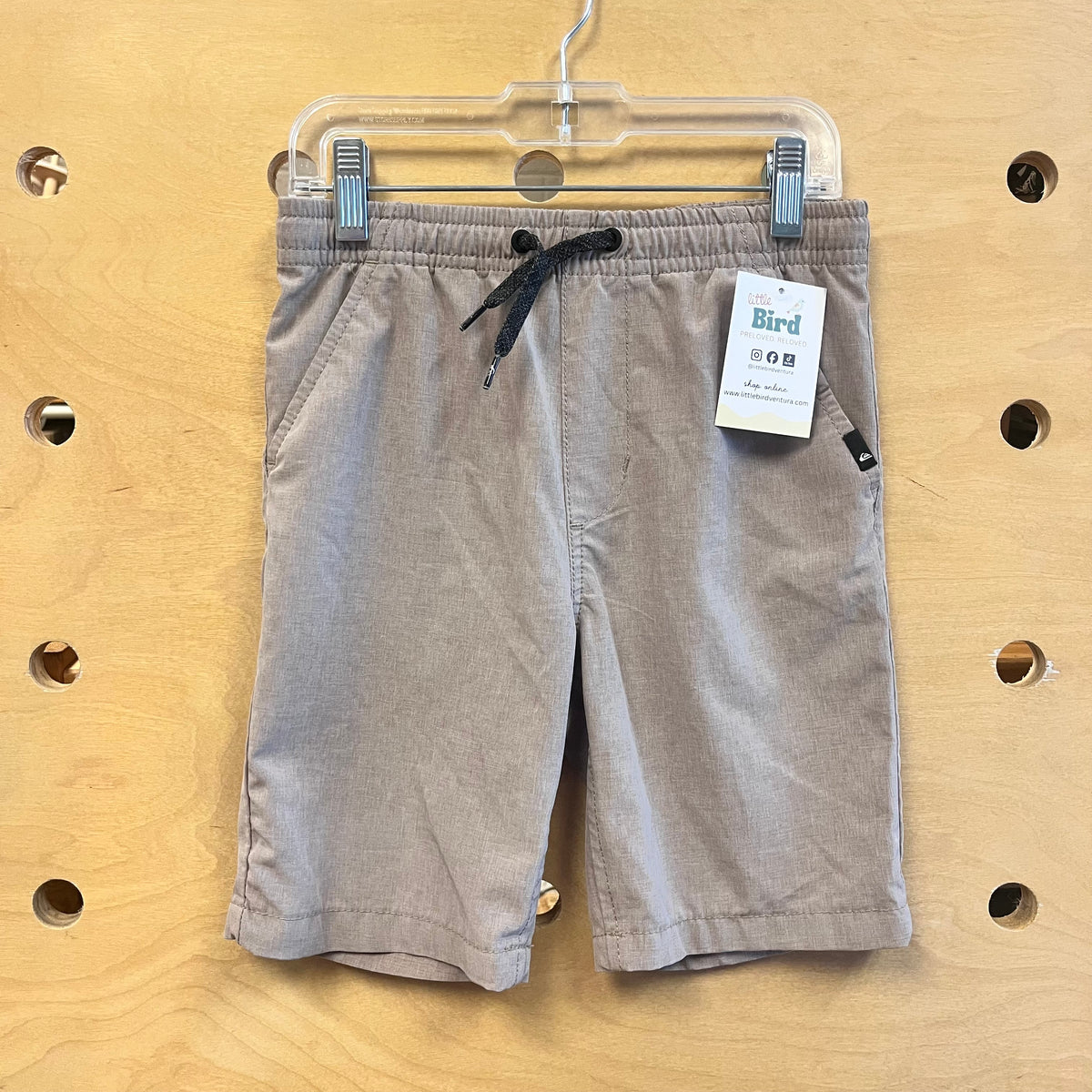 Tan Quick Dry Drawstring Shorts