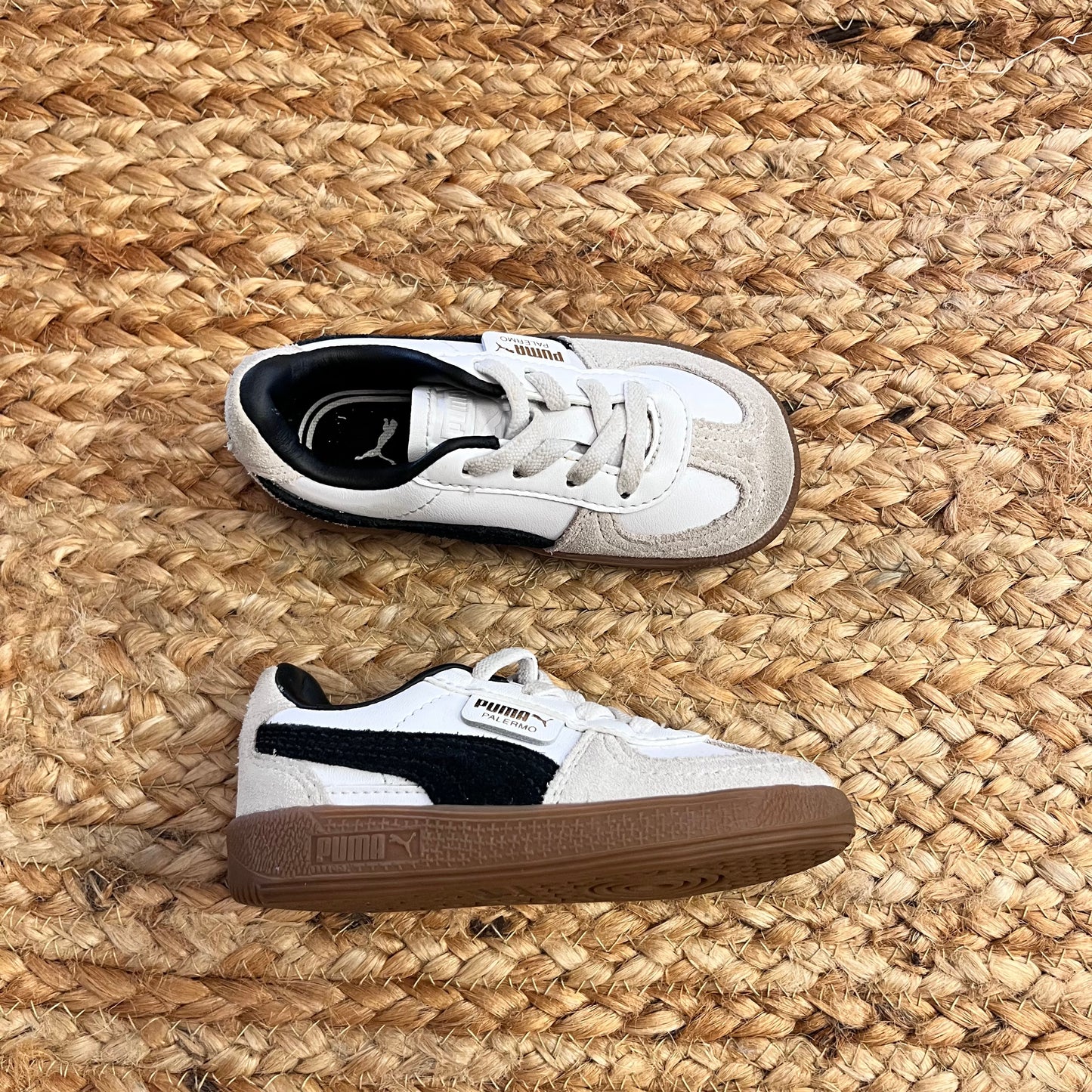 White Palermo Leather Sneakers