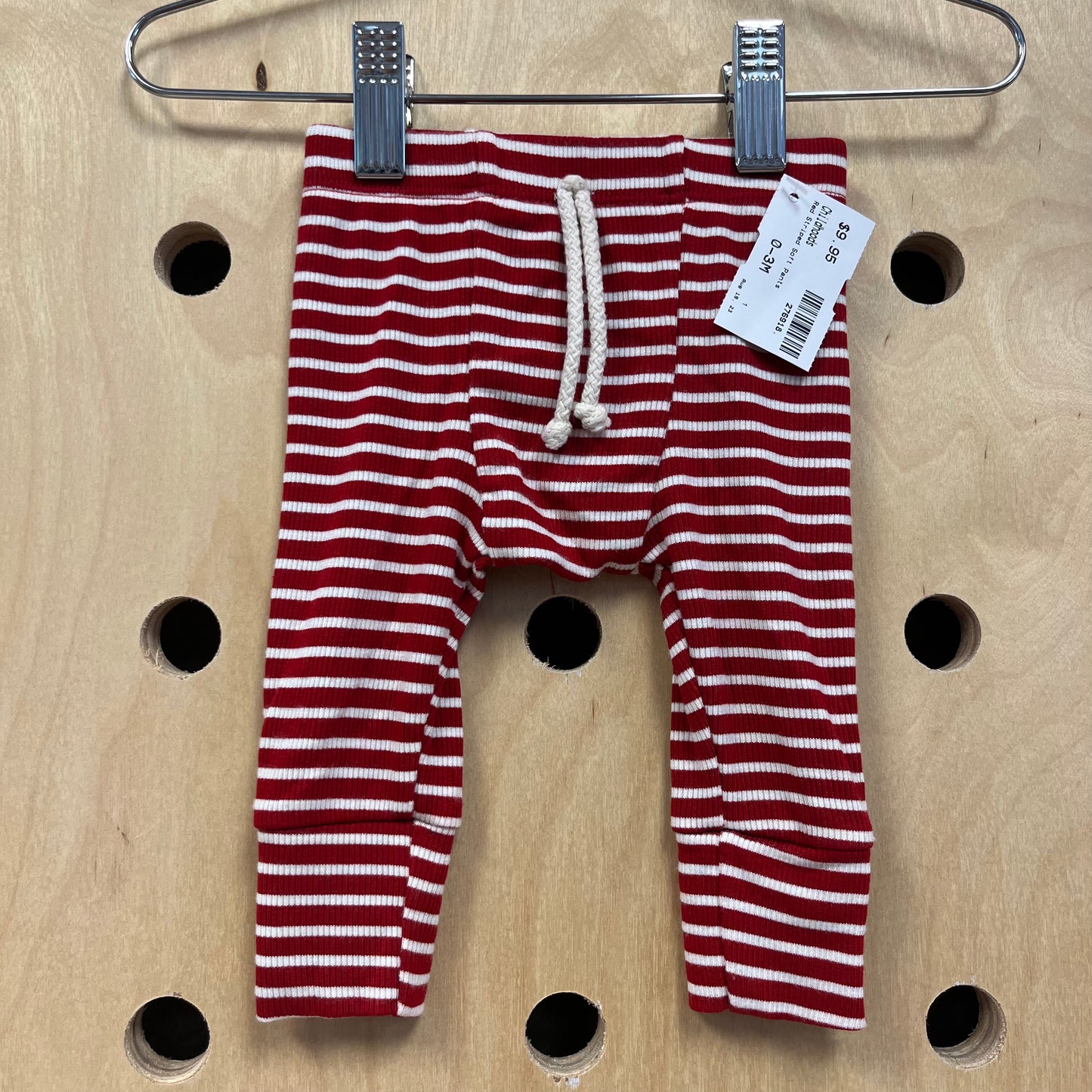 Red Striped Soft Pants