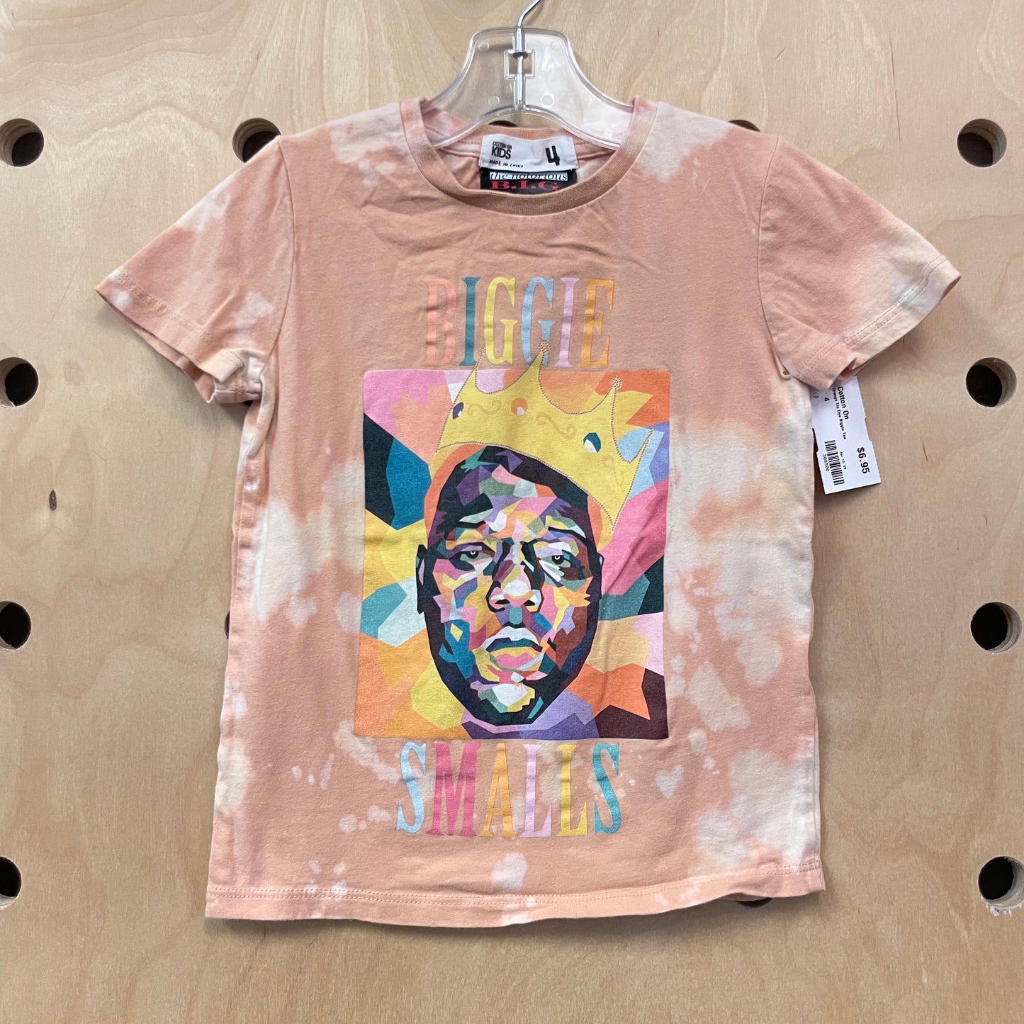 Orange Tie Dye Biggie Tee