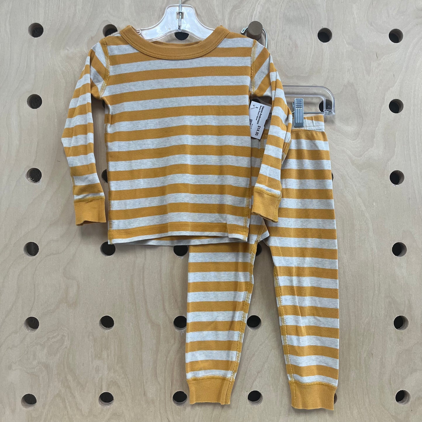 Mustard Striped Pajamas