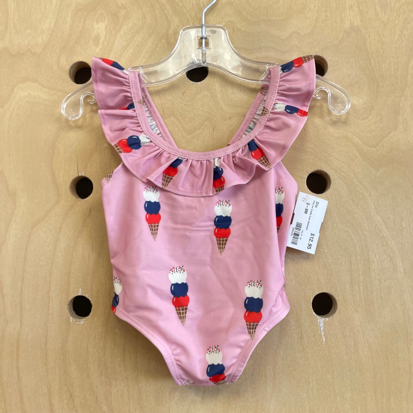 Pink Ice Cream Cone Swimsuit
