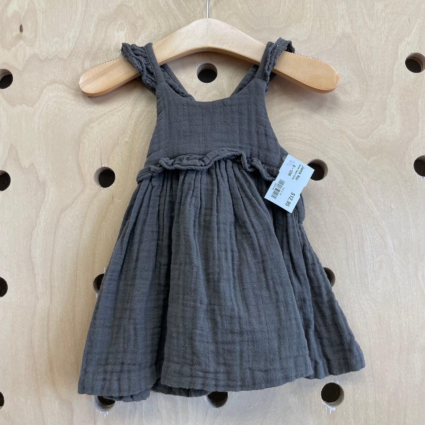 Brown Gauze Dress