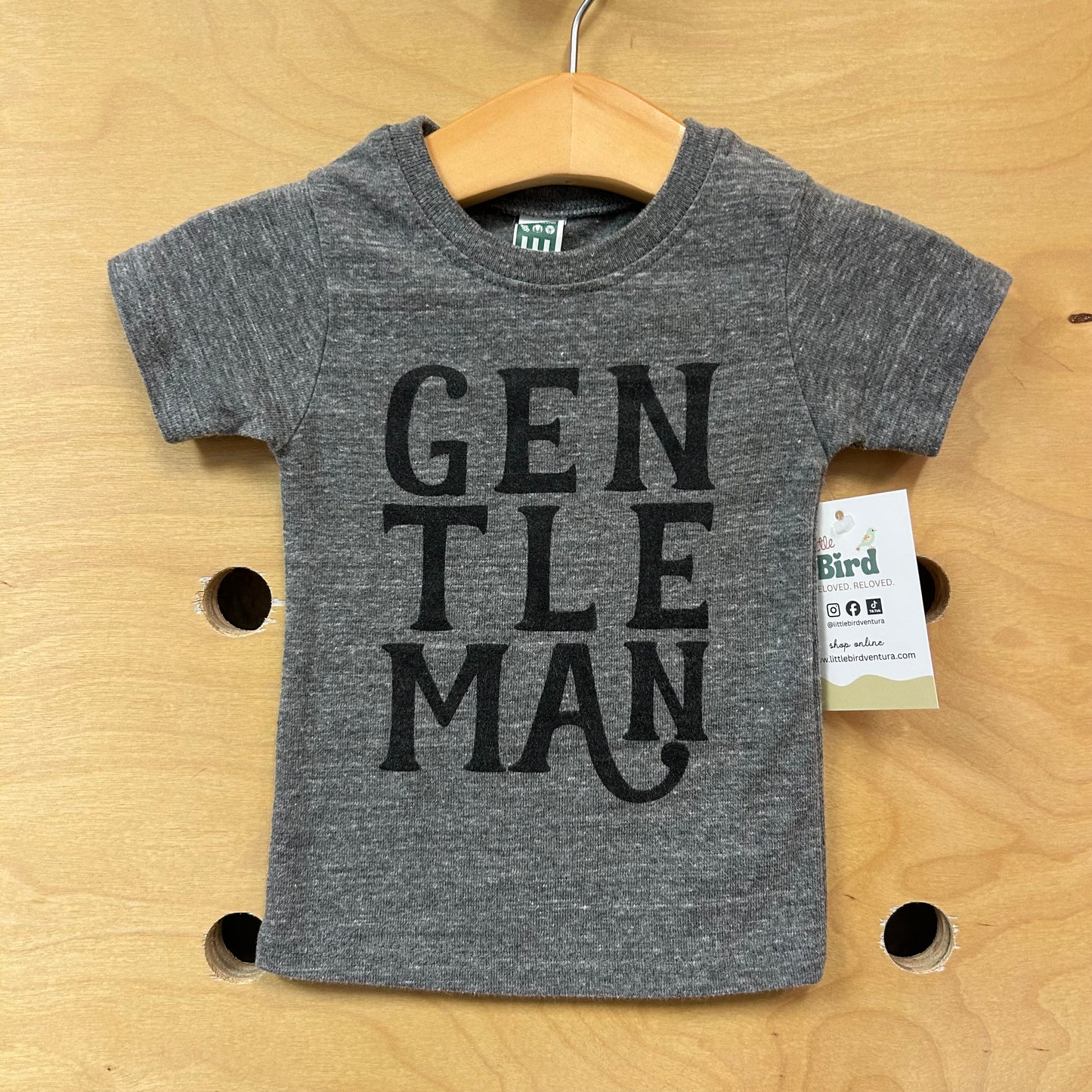 Grey 'Gentleman' Tee
