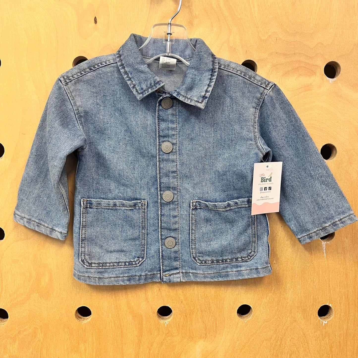 Denim Snap Lightweight Jacket