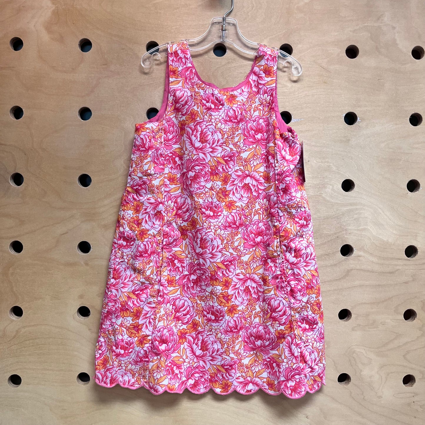 Orange & Pink Floral Dress