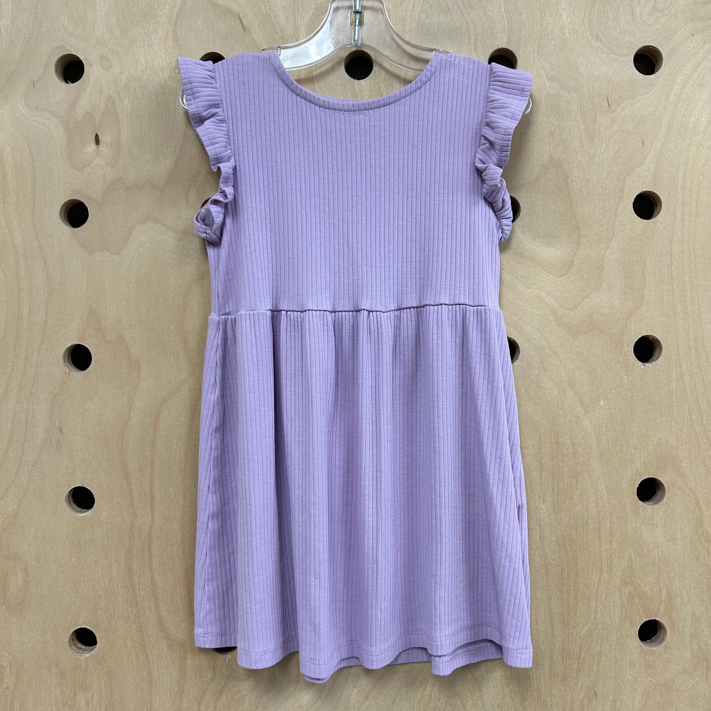 Lavender Ribbed Dress
