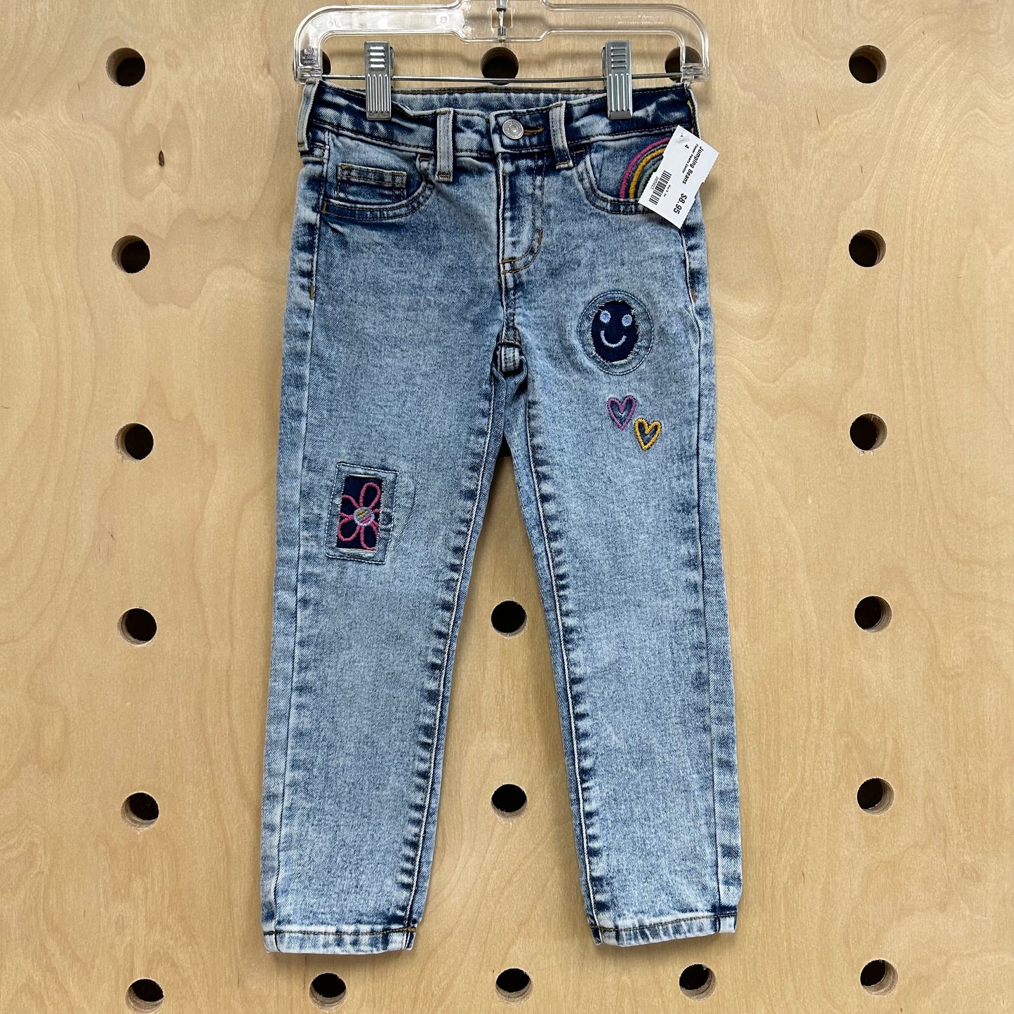 Flower Hearts Denim