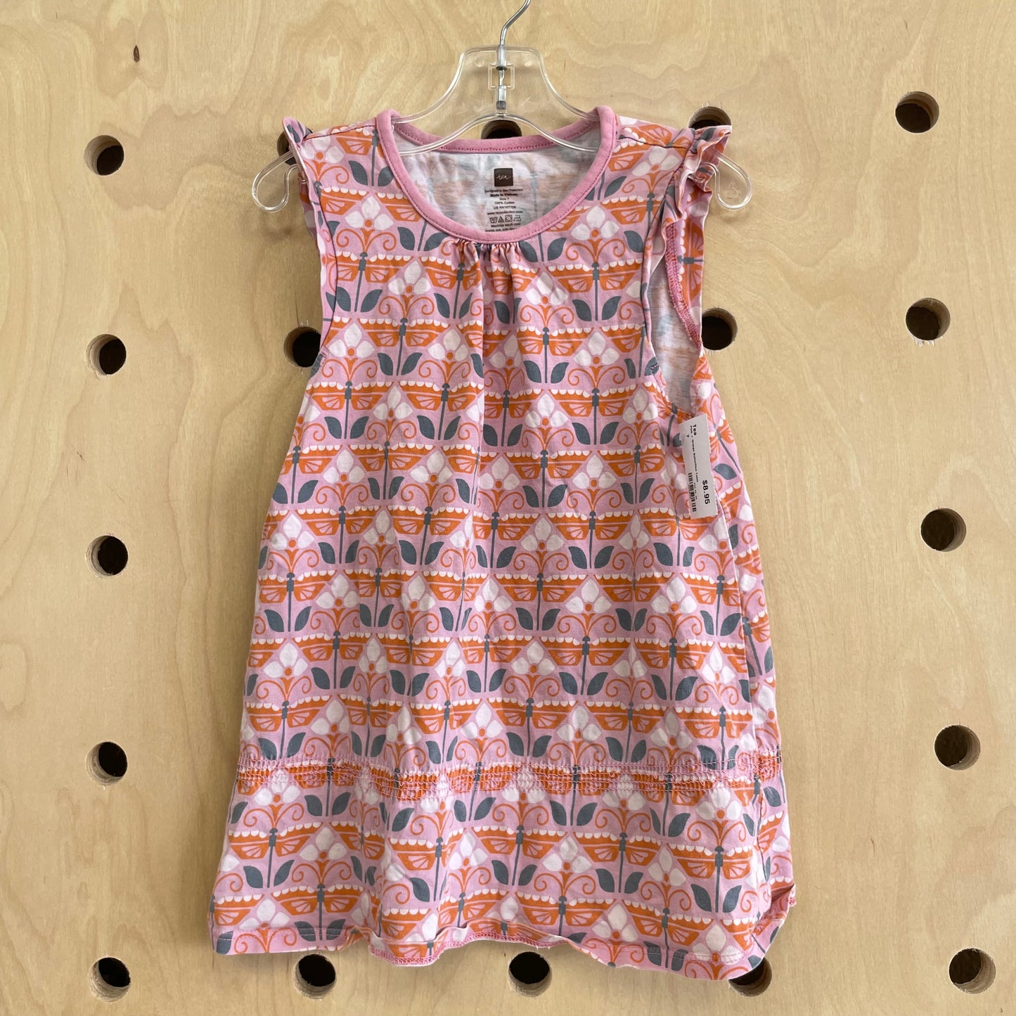 Pink + Orange Butterflies Tunic