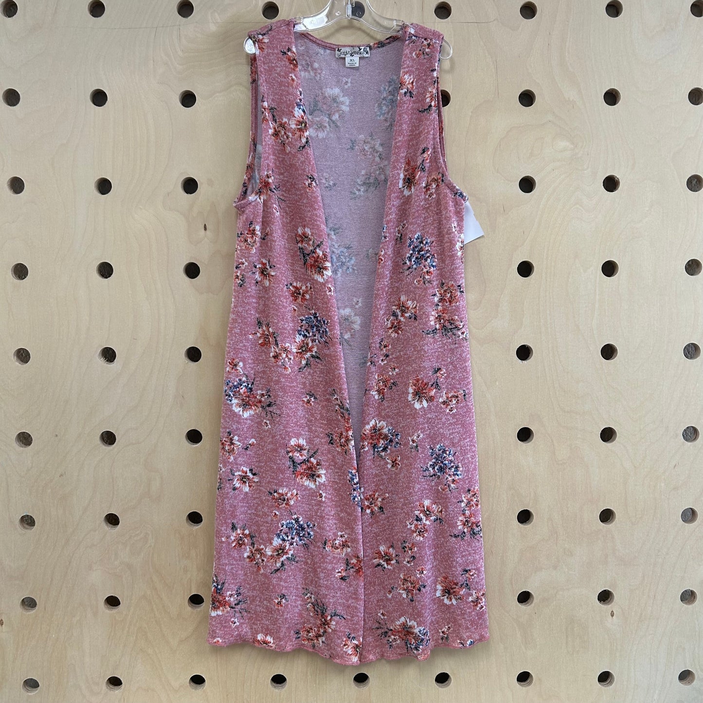 Pink Floral Duster
