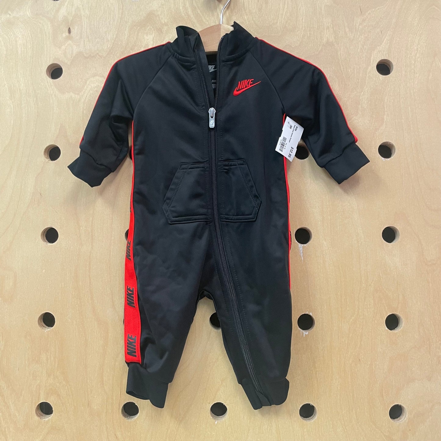 Black & Red Athletic Romper