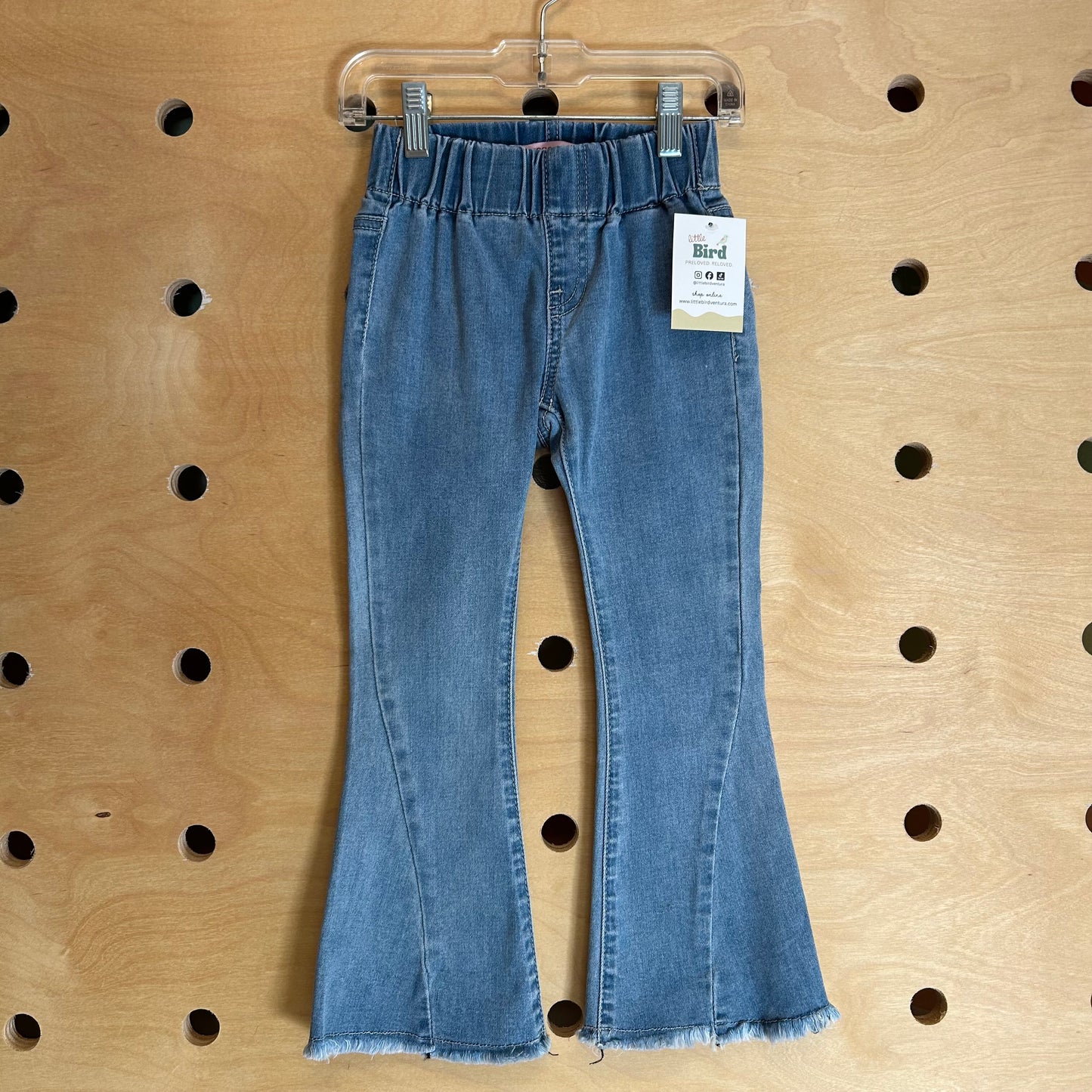 Flare Denim Stretchy Pants