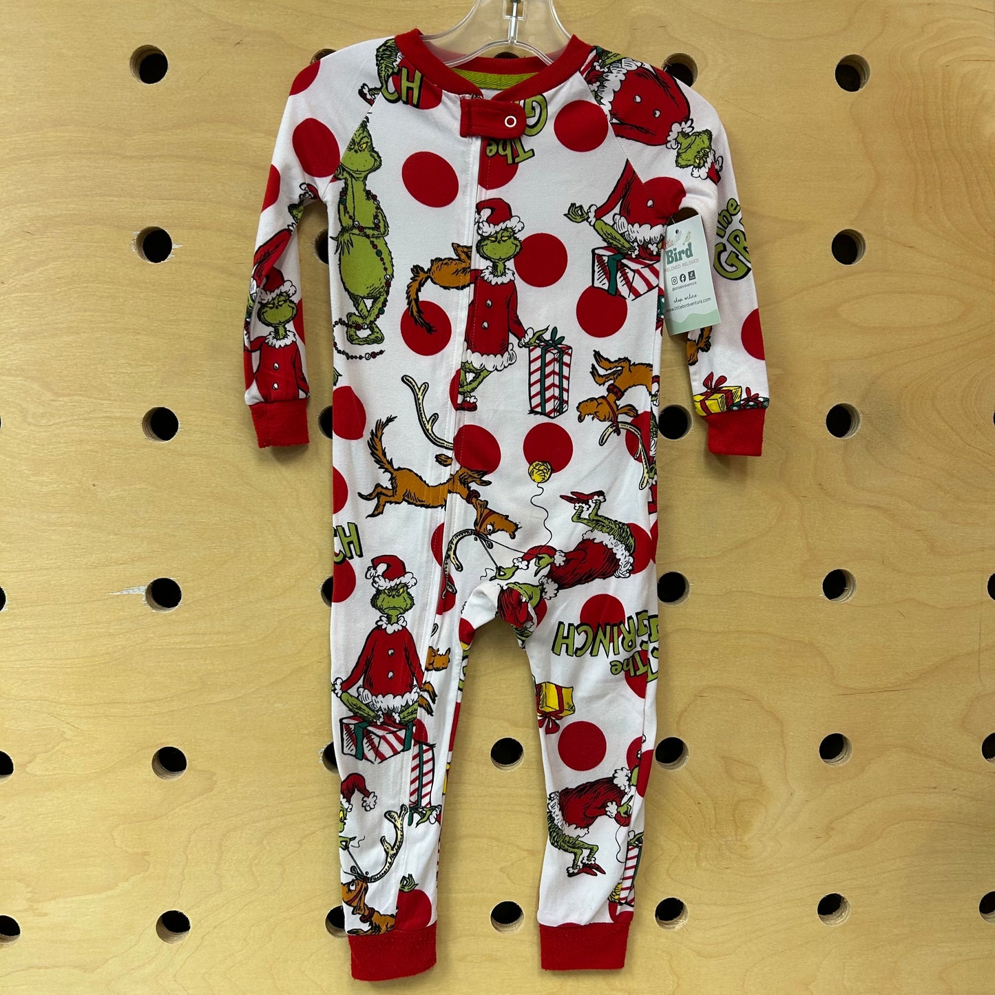 Red/White Grinch Zippy