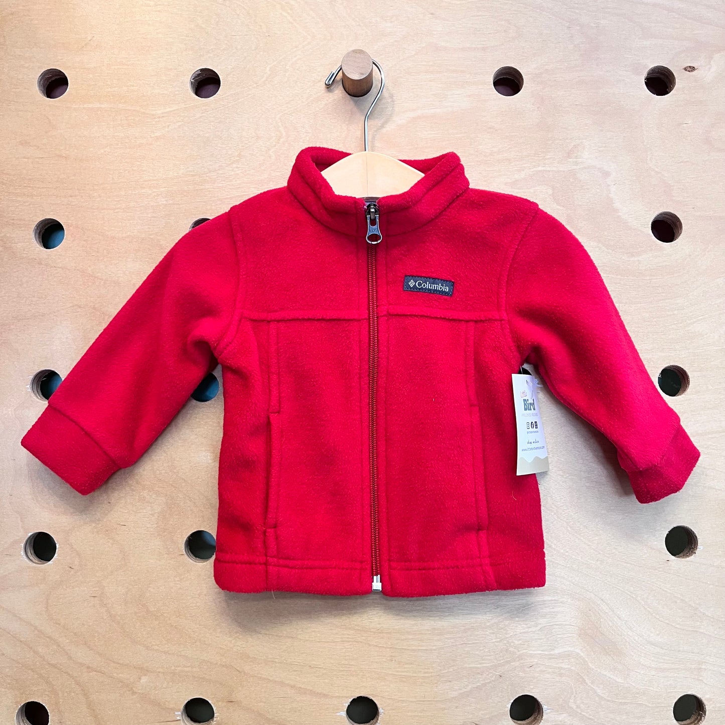 Red Fleece Zip Up