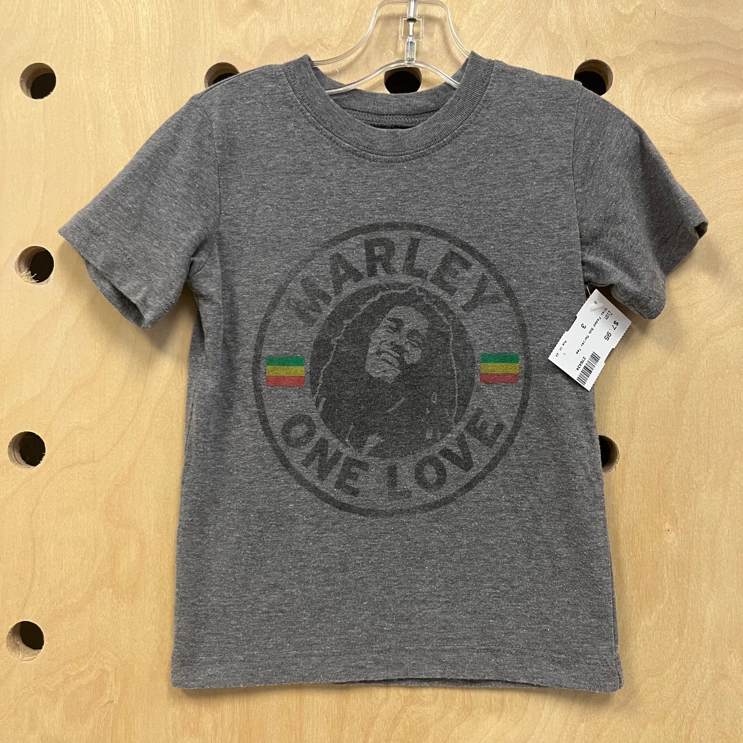 Grey Bob Marley Tee