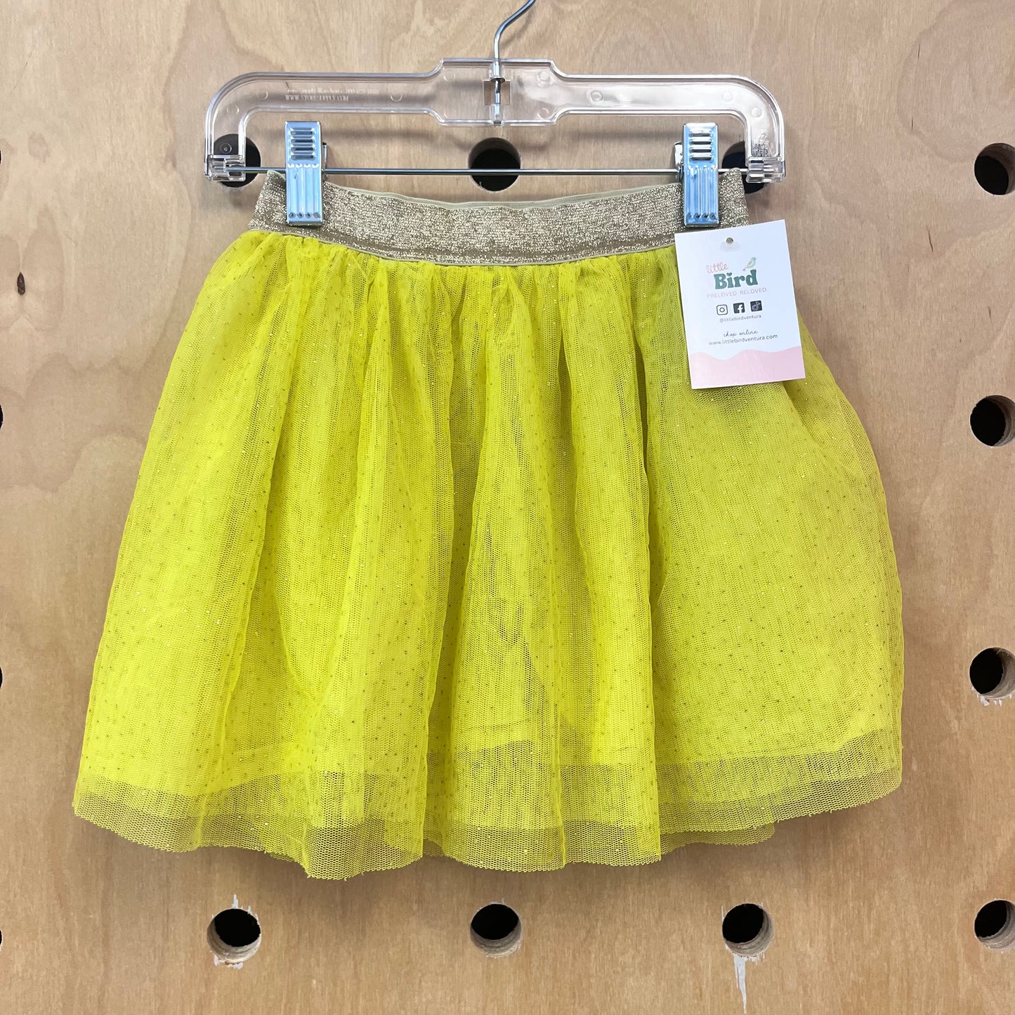Electric Yellow Tulle Skirt