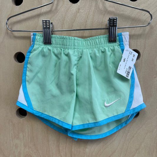 Green & Blue Active Shorts