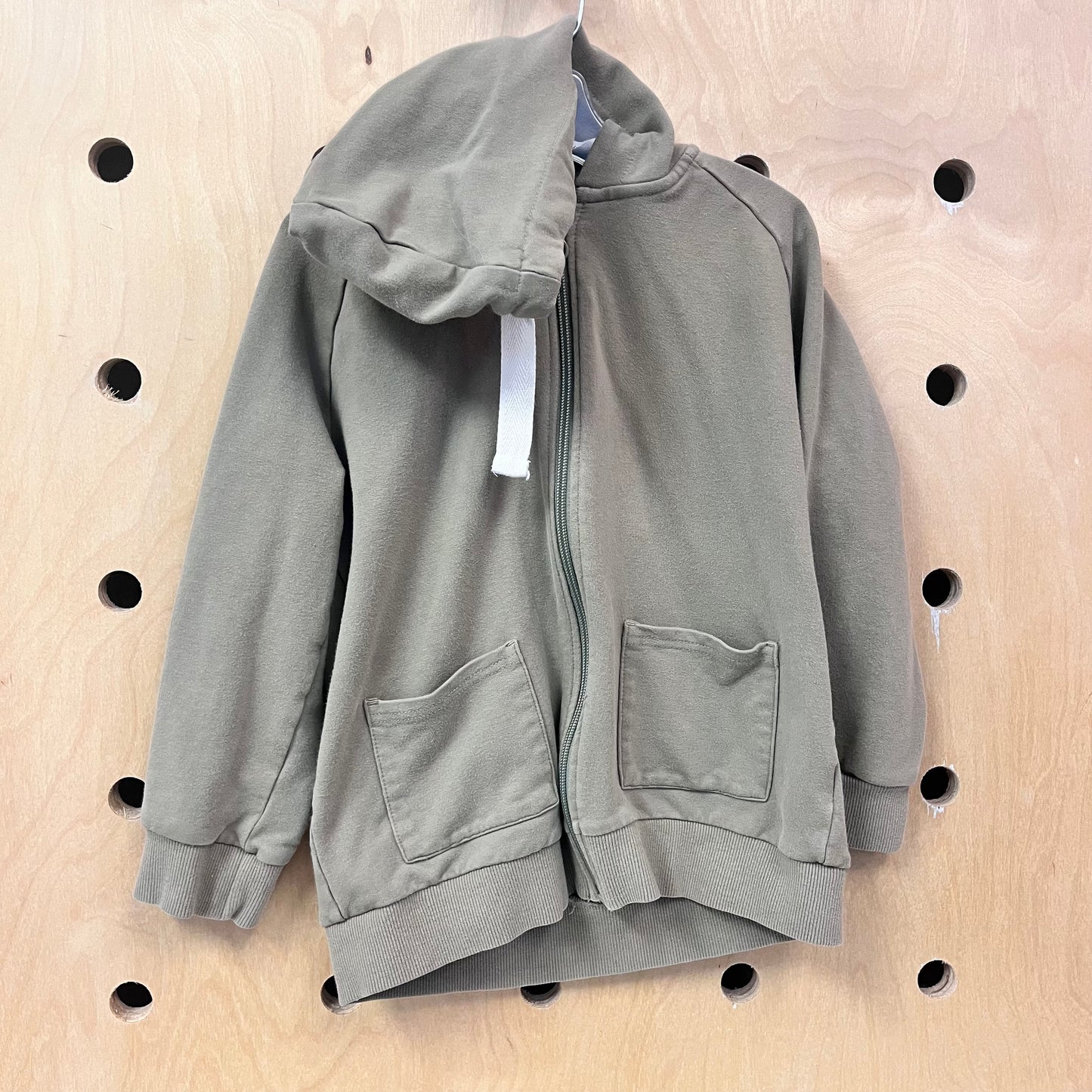 Olive Zip Hoodie