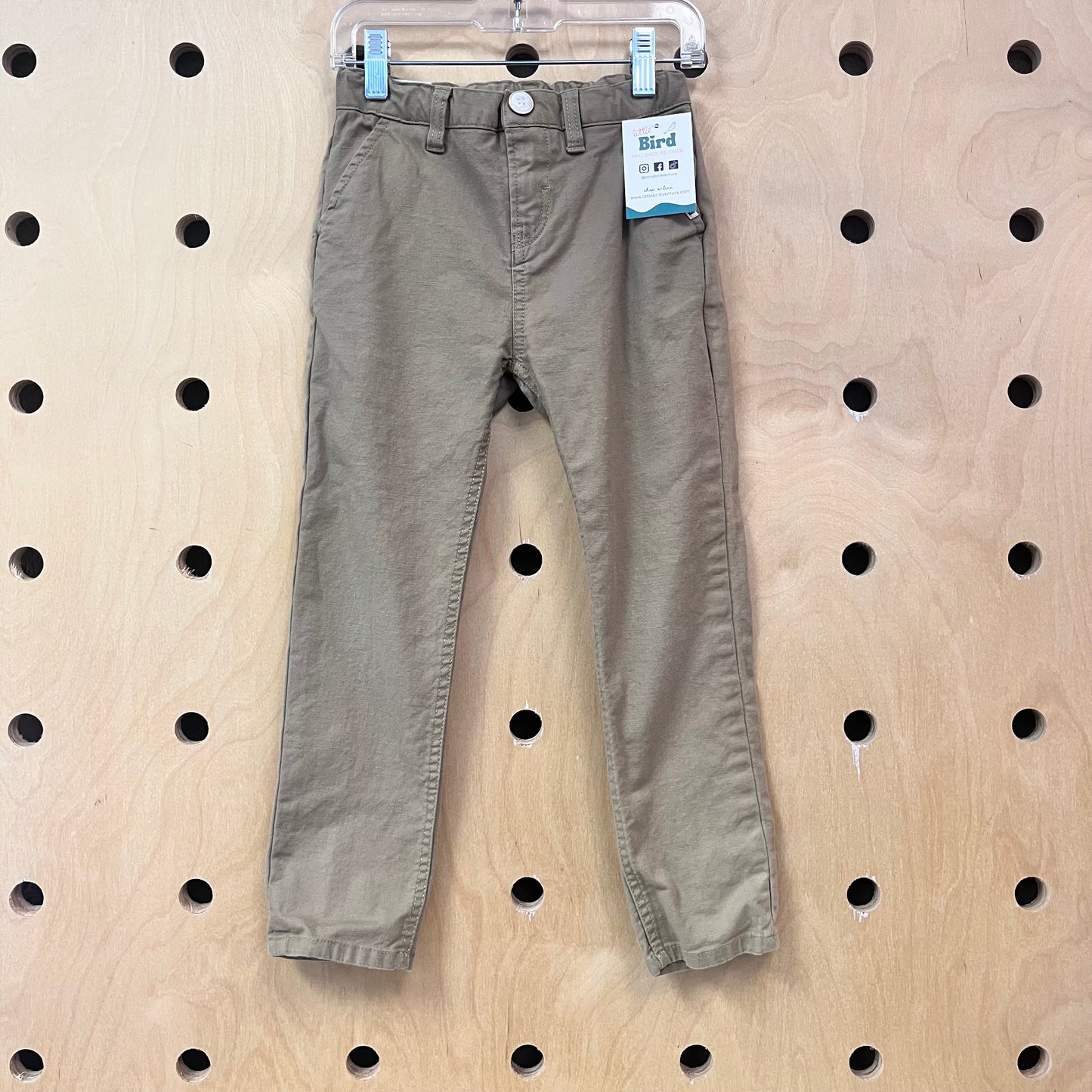 Tan Stright Fit Pants