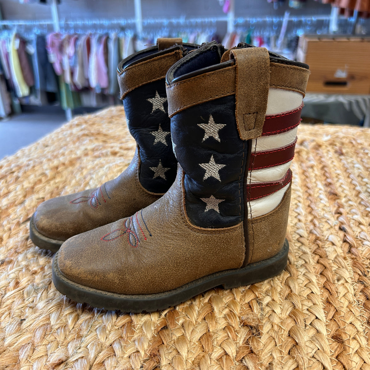 USA Flag Western Boots