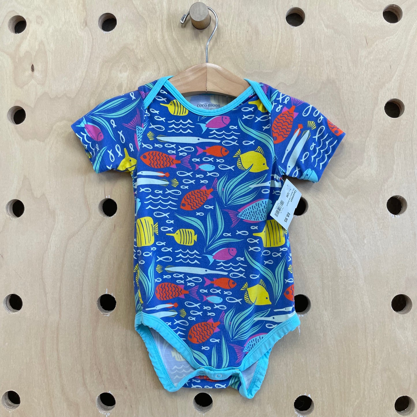 Blue Bamboo Fish Bodysuit