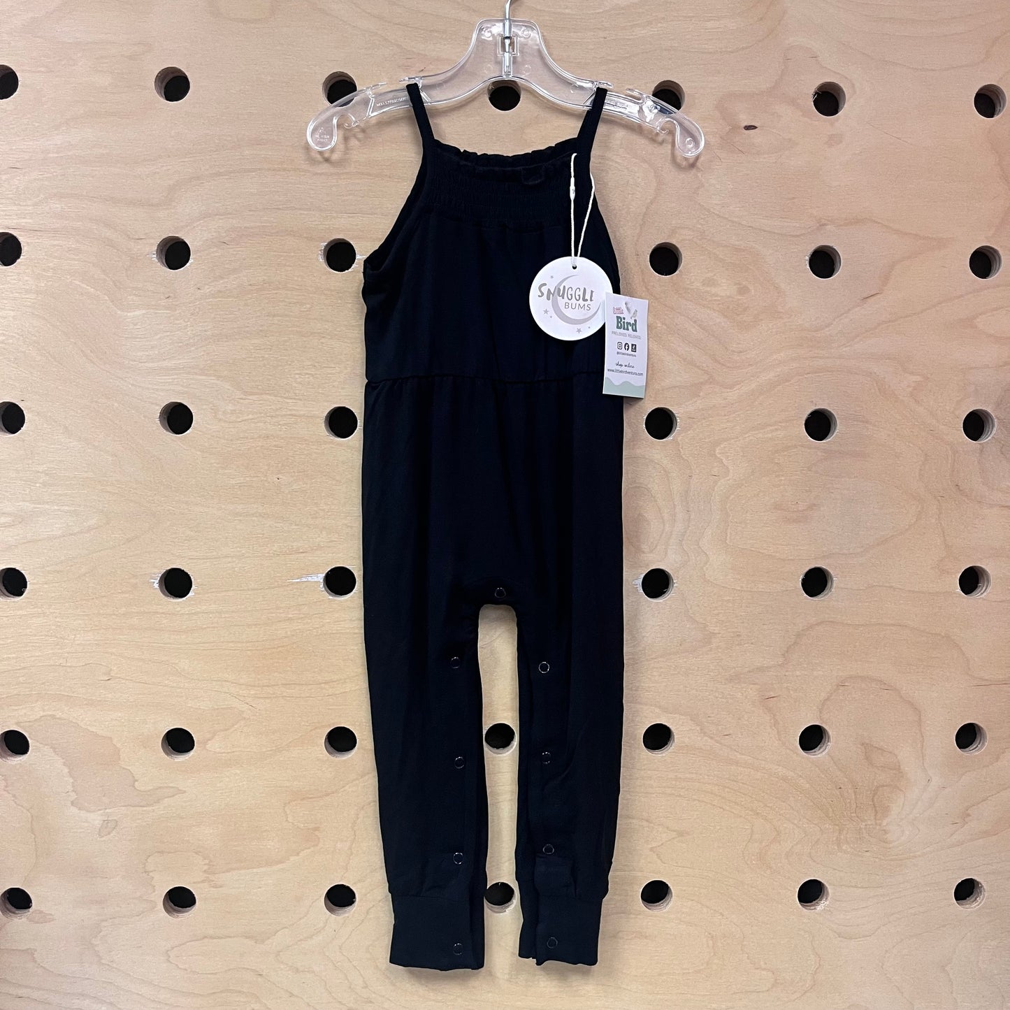 Black Bamboo Romper NEW!