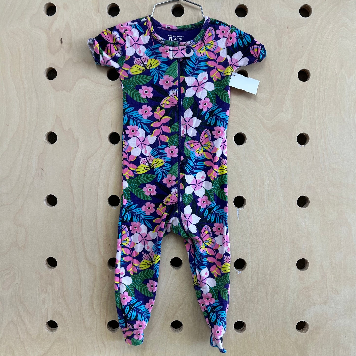 Purple Butterfly Zippy Pajamas