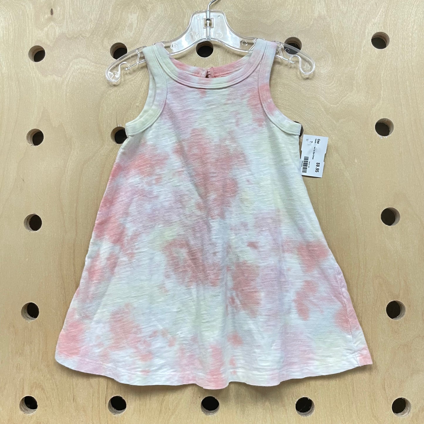 Yellow & Pink Tie Dye Dress