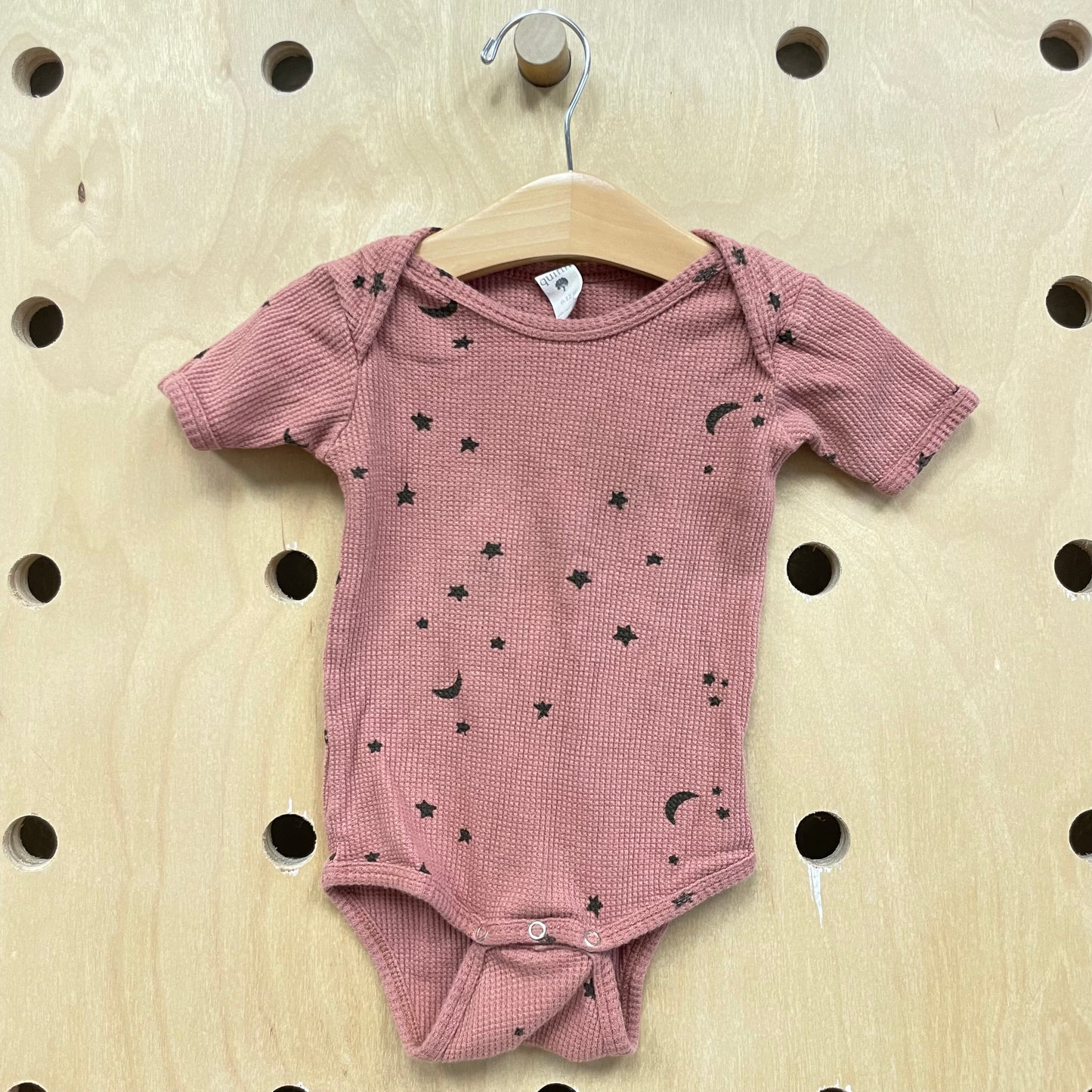 Mauve Stars & Moon Organic Bodysuit